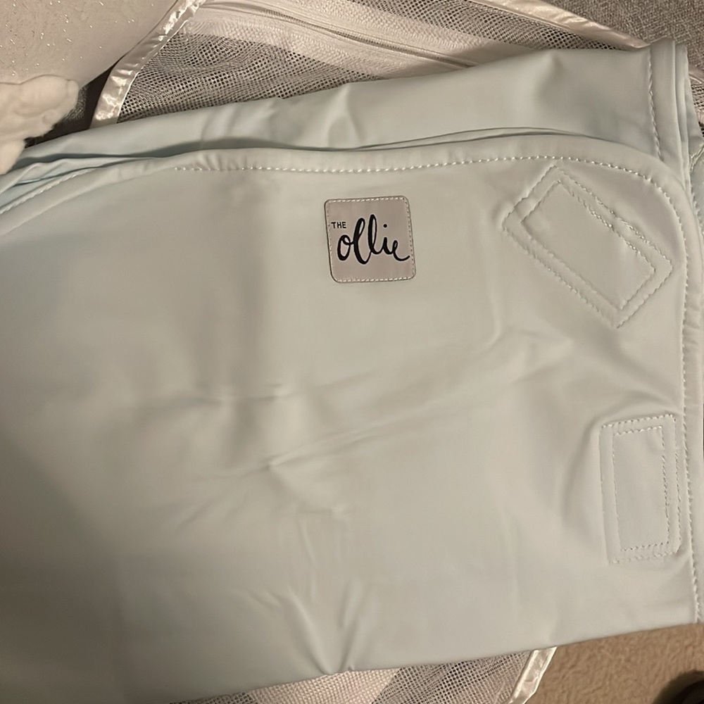 sky blue ollie swaddle